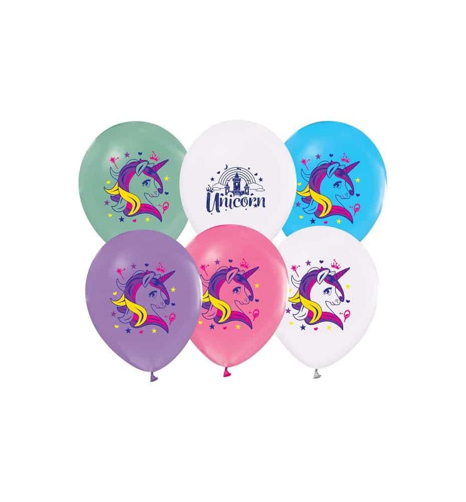 BALON JEDNOROZEC 5 SZTUK 0683