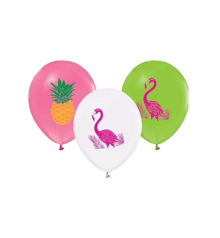 BALON FLAMINGI I ANANASY 5SZT 0645