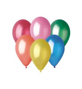 BALON METAL MIX KOLOROW 26CM 100SZT 8211