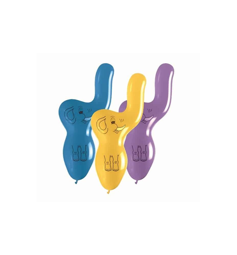 BALONY PREMIUM 3SZT. PASTEL SLONIKI 2325