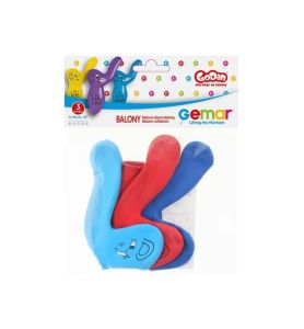 BALONY PREMIUM 3SZT. PASTEL SLONIKI 2325