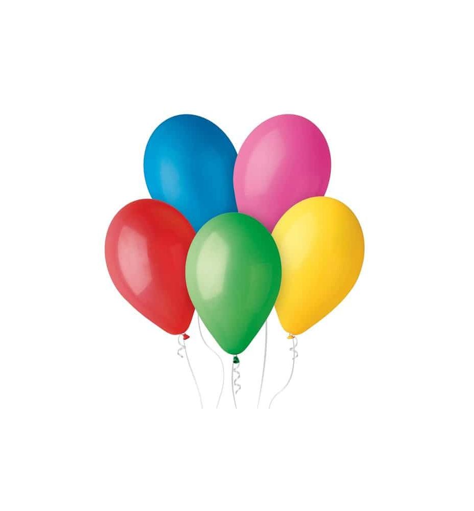 BALON PASTEL MIX KOLOROW 30CM 100SZT 018