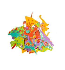 NAKLEJKI Z PIANKI PVC70 DINOZAURY 9320