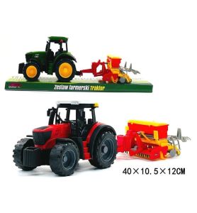 TRAKTOR Z MASZYNA ROLNICZA 1518