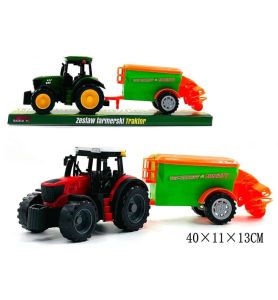 TRAKTOR Z MASZYNA ROLNICZA 1495