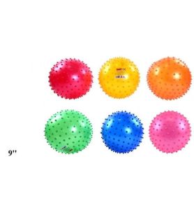 PILKA Z KOLCAMI 9" PERLOWA 7614