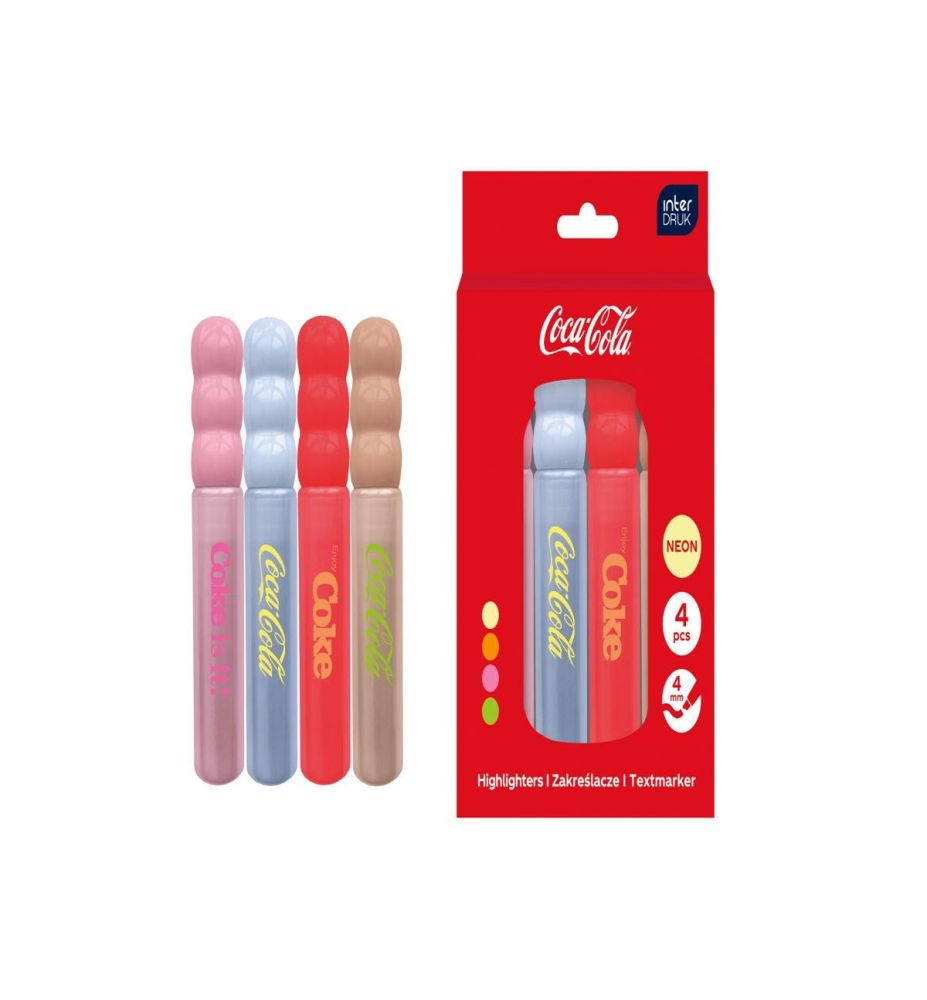 ZAKRESLACZE 4KOL. COCA-COLA MIX2 3105