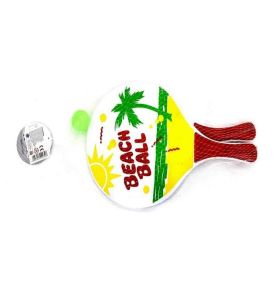 RAKIETKI DREWNIANE BEACH BALL 2306
