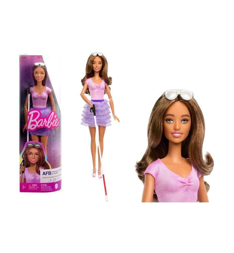 LALKA BARBIE FIOLETOWA SPODNICZKA 6816
