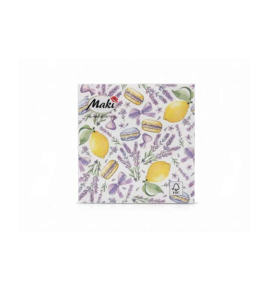 SERWETKI MAKI COCKTAIL 25X25CM
