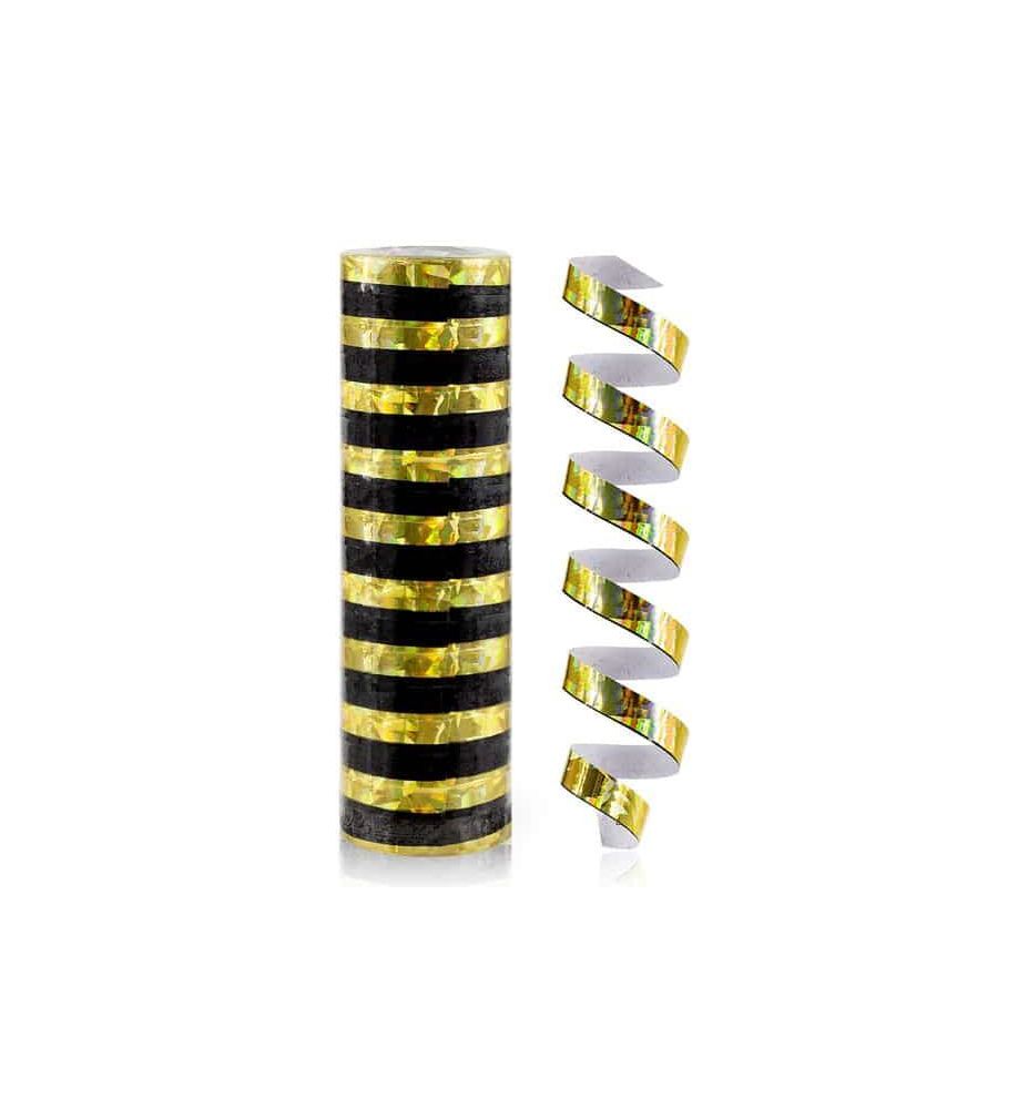 SERPENTYNA HOLOGRAF. ZLOTO-CZARNA 4M 716