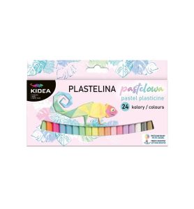 PLASTELINA PASTELOWA 24KOL KIDEA 0649