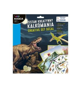ZESTAW KREAT. KALKOMANIA DINOZAURY 2543