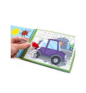 MAGICZNA KOLOROWANKA WODNA POJAZDY 6608