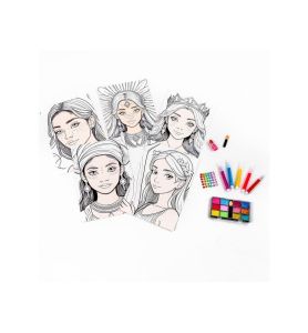 KOLOROWANKA PLANSZE MAKE-UP KIDEA 8350