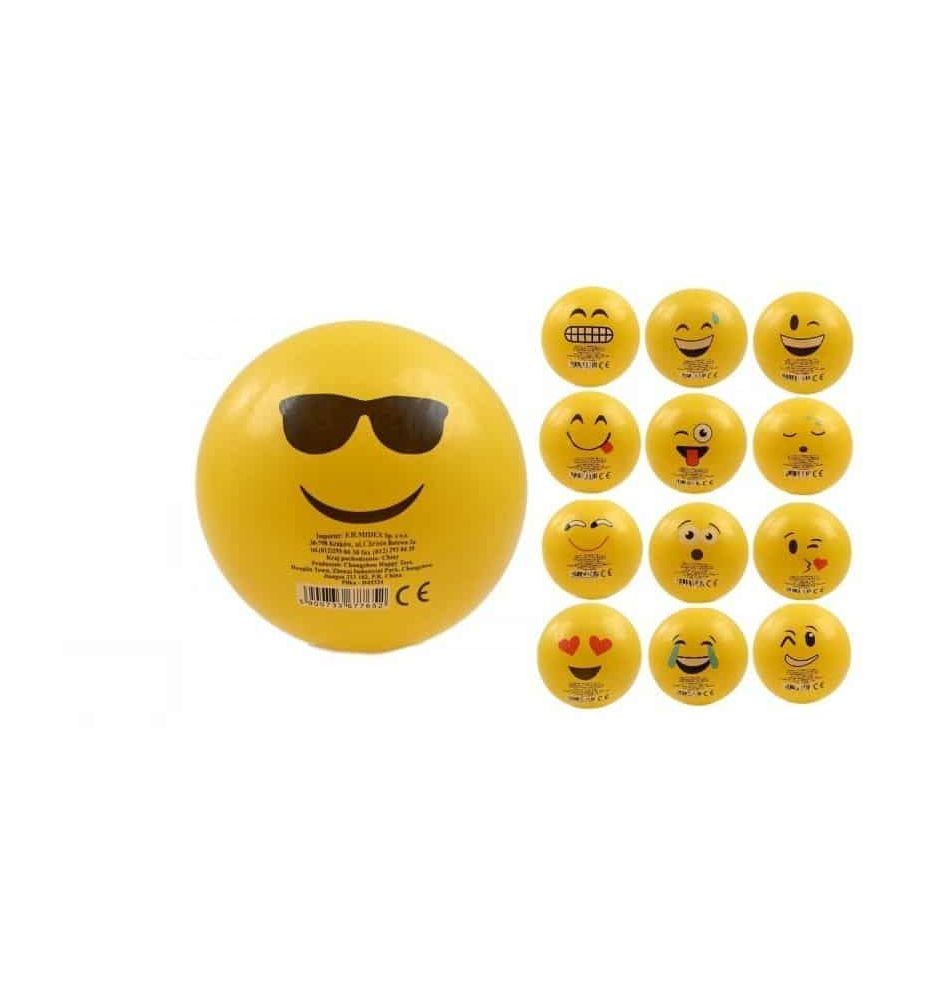 PILKA GUMOWA BUZKA USMIECH SMILE 23CM 52