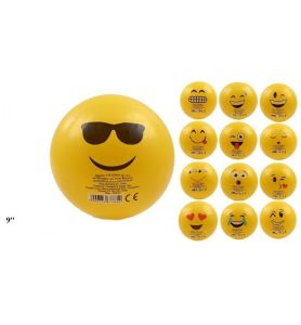 PILKA GUMOWA BUZKA USMIECH SMILE 23CM 52