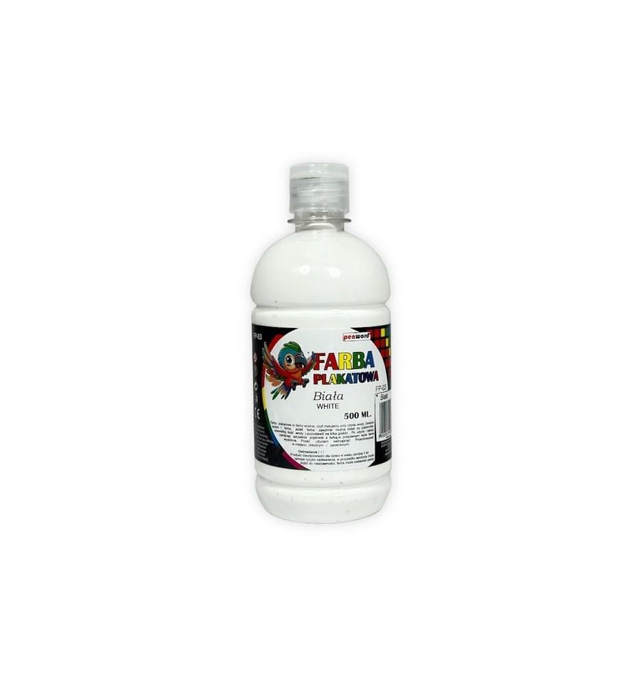 FARBA PLAKATOWA 500ML BIALA 3634