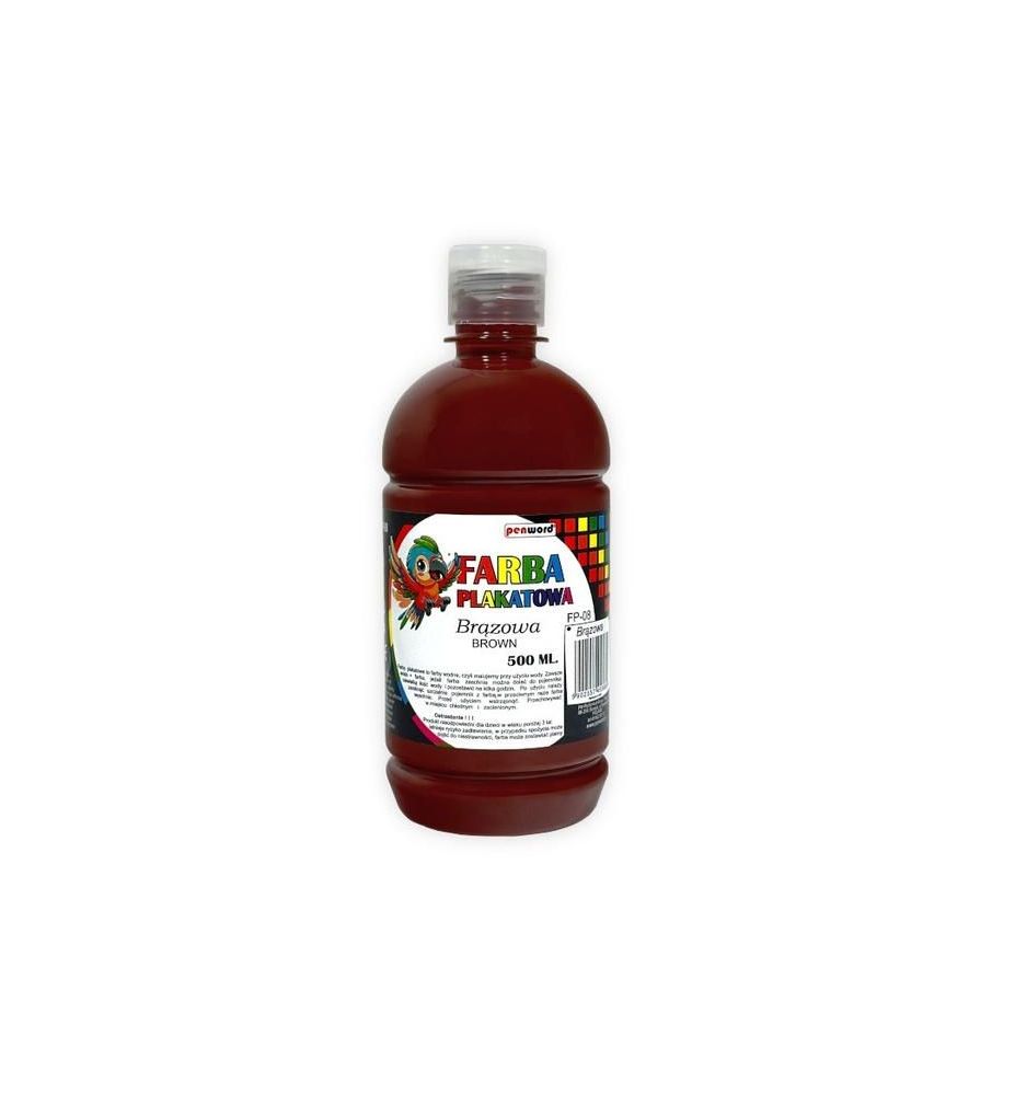 FARBA PLAKATOWA 500ML BRAZOWA 3689
