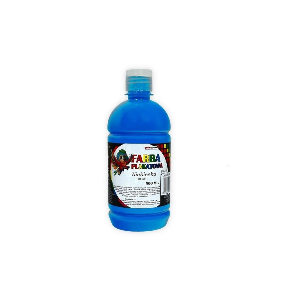 FARBA PLAKATOWA 500ML NIEBIESKA 3672