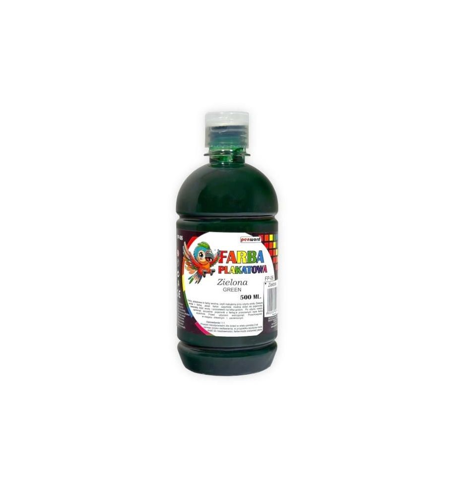 FARBA PLAKATOWA 500ML ZIELONA 3665