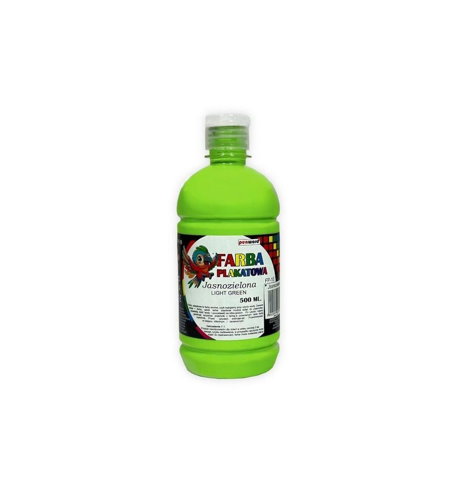 FARBA PLAKATOWA 500ML JASNOZIELONA 3702