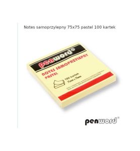 NOTES SAMOPRZYLEPNY ZOLTY 75x75 100K 757