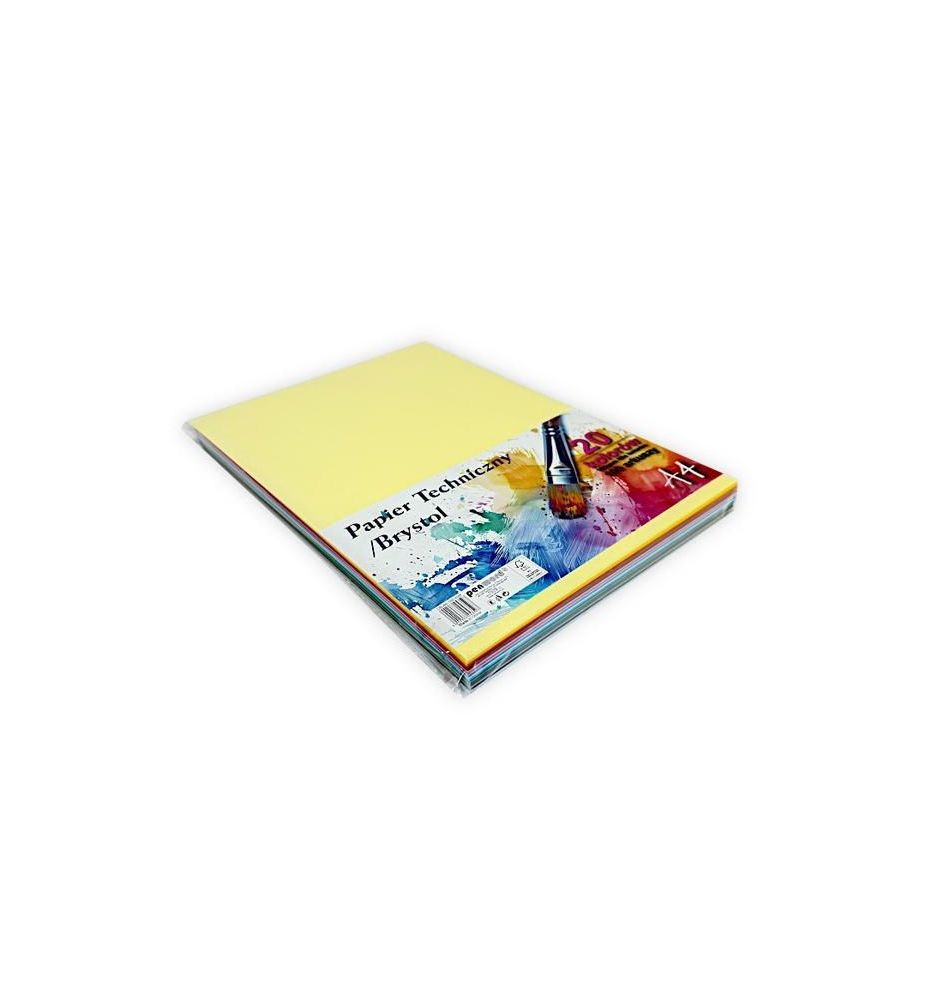 PAPIER TECHNICZNY A4 100ARK. 20KOL. 3597