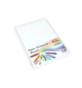 PAPIER TECHNICZNY A4 100ARK. BIALY 3580