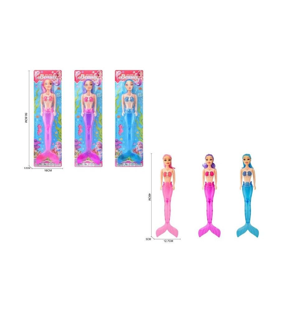 LALKA SYRENKA 48CM ZE SWIATLEM 4036