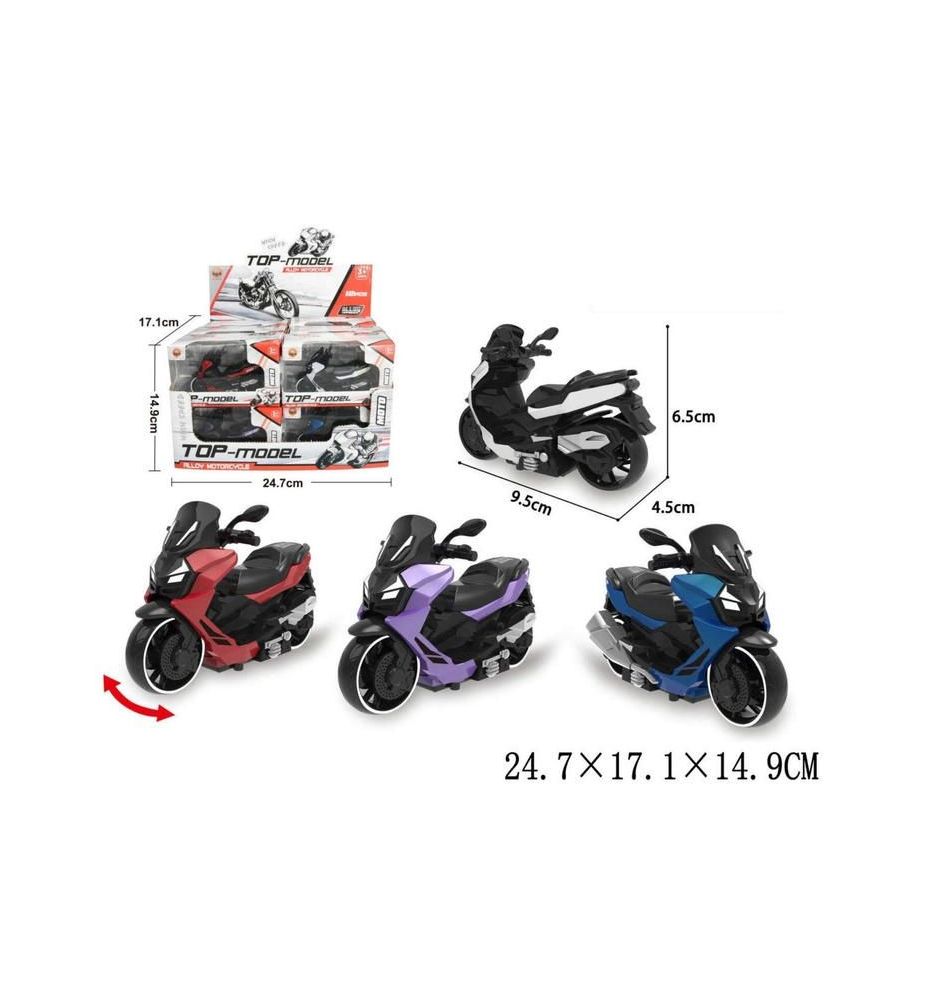 MOTOCYKL W KARTONIE HIGH SPEED A12 9109