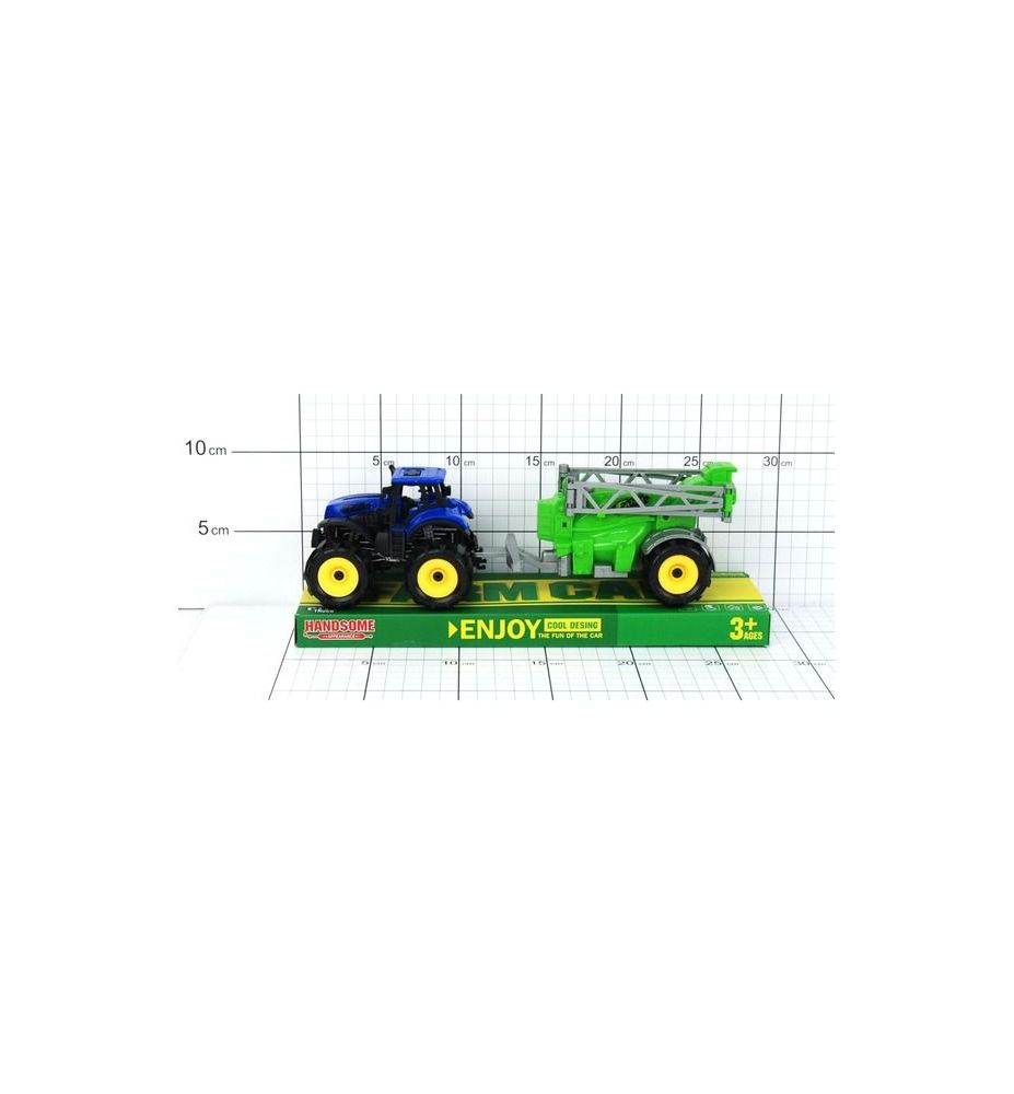 TRAKTOR Z MASZYNA POD KLOSZEM 2960