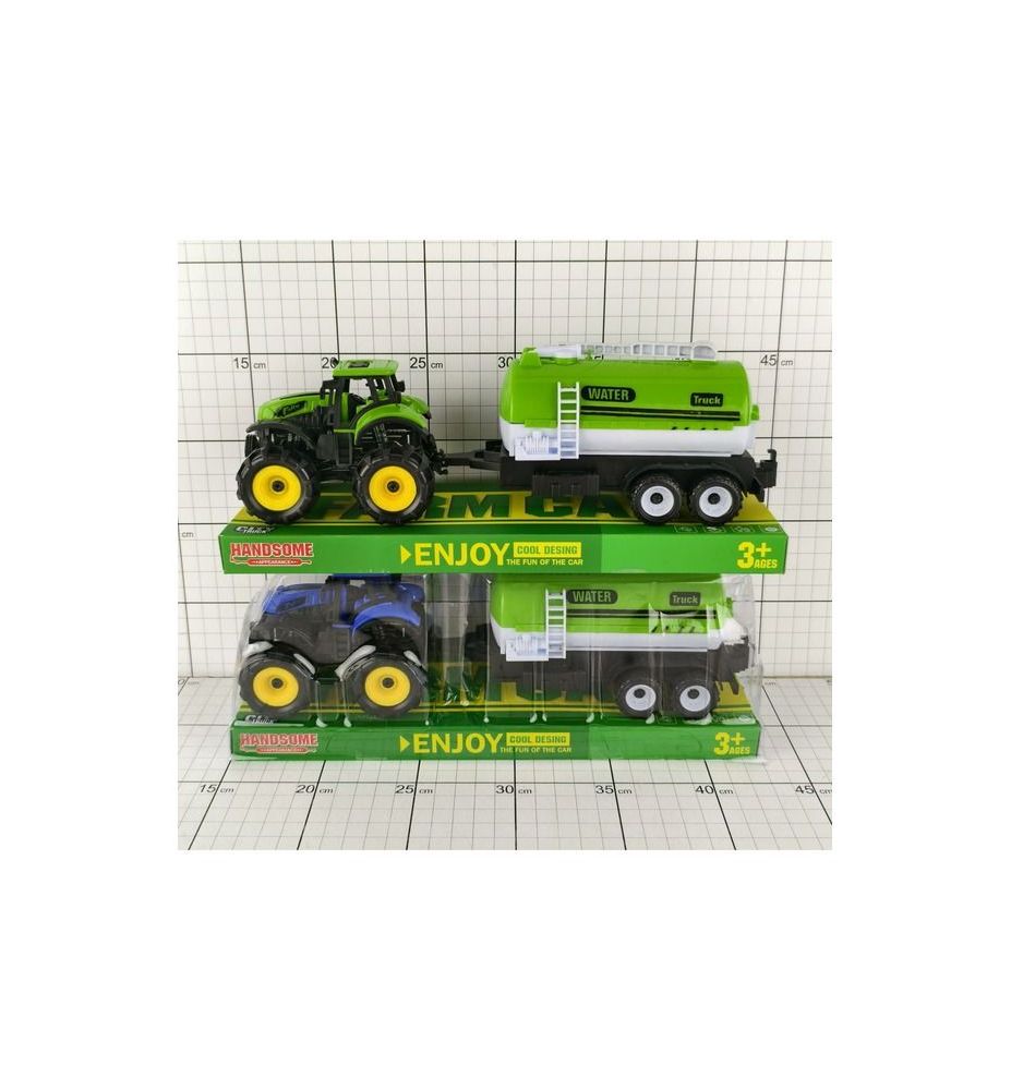 TRAKTOR Z BECZKA POD KLOSZEM 3274