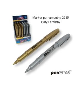 MARKER PERMANENTNY ZLOTY/SREBRNY 8311