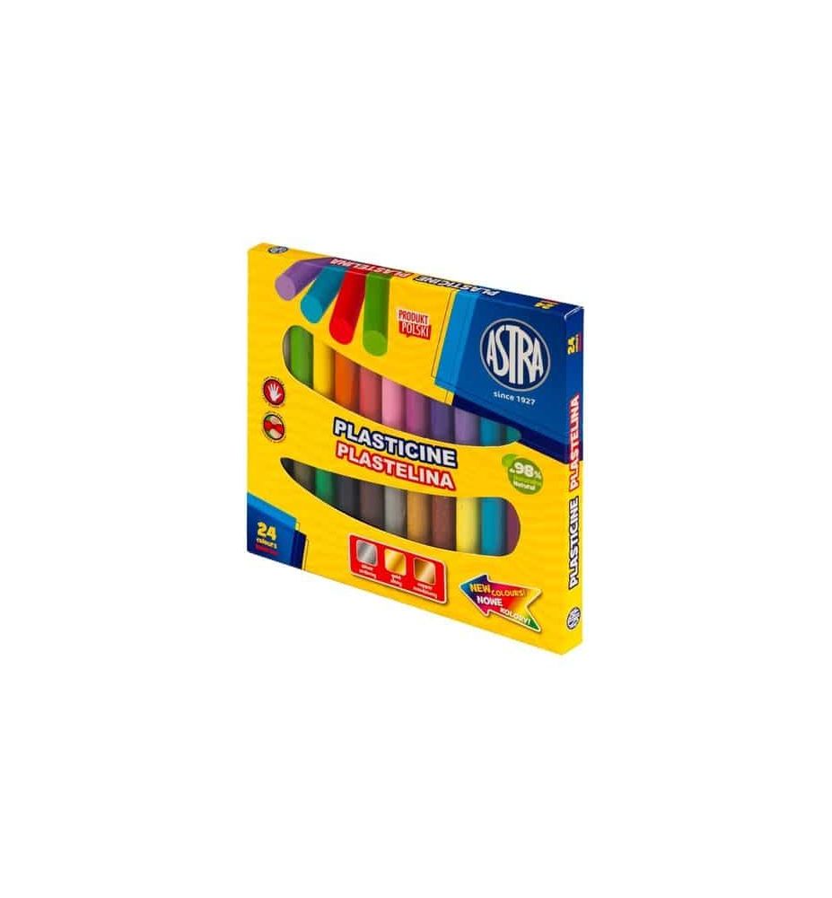 PLASTELINA 24 KOL. ASTRA 0651