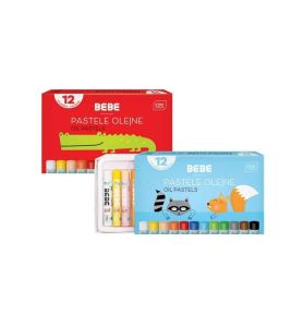 PASTELE OLEJNE 12KOL BEBE KIDS 7321