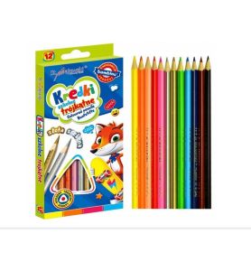 KREDKI 12K. TROJKATNE 18CM PUD. 2038