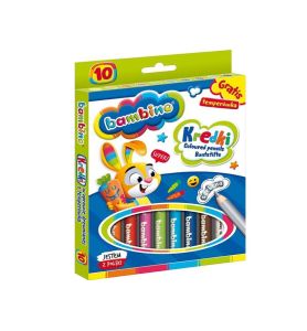 KREDKI BAMBINO 10 KOL.W DREW.+TEMP*