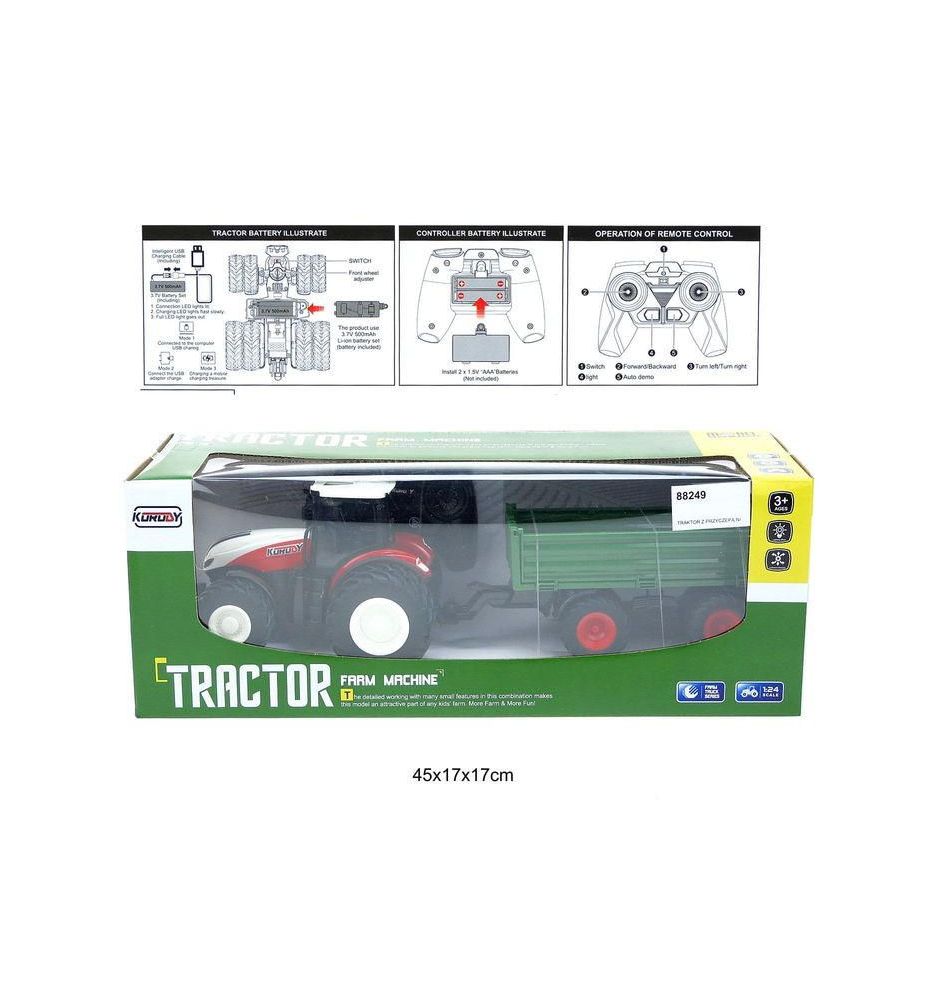 TRAKTOR Z PRZYCZEPA NA RADIO+PAKIET 2550