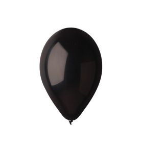 BALON PASTEL CZARNY 26CM 100SZT 1410