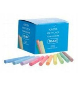 KREDA KOLOROWA NIEPYLACA 100SZT 2019