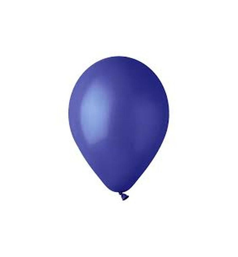 BALON PASTEL GRANATOWY 26CM 100SZT 4619