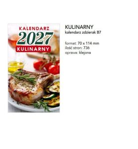 KALENDARZ ZDZIERAK B7 KULINARNY 9505