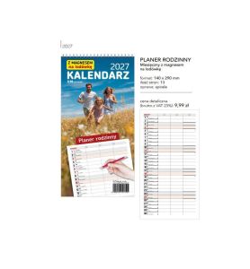 KALENDARZ PLANER RODZINNY Z MAGNESEM 425