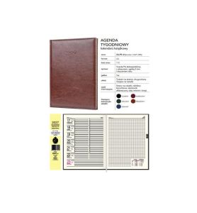KALENDARZ AGENDA A4 TYGODNIOWY 9246