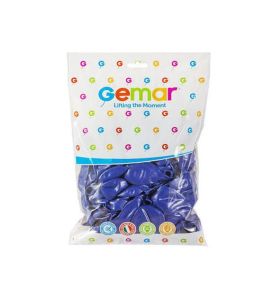 BALON PASTEL GRANATOWY 26CM 100SZT 4619