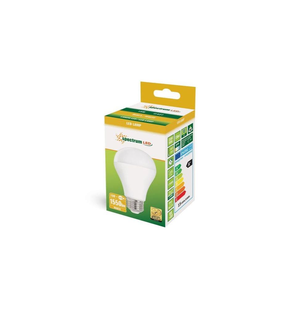 ZAROWKA SPECTRUM E27 GLS 15W NEUTRAL 105