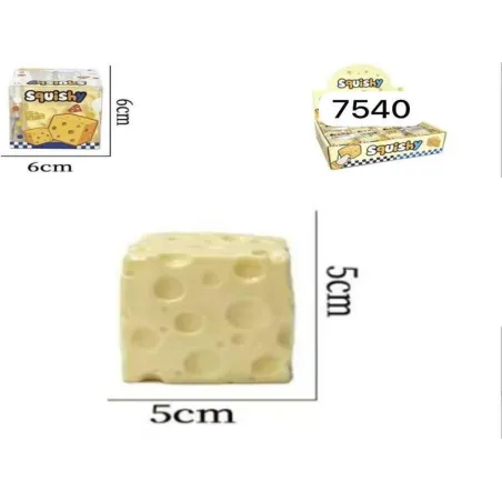 Gniotek Ser Squishy Ser kostka wazelinowy – Hurtownia Zabawek