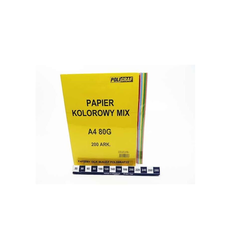 PAPIER KOLOROWY A4 80G A'200
