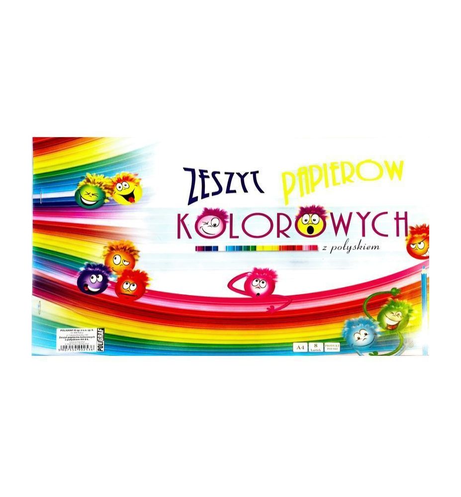 ZESZYT PAP. KOLOR. A4 Z POLYSKIEM 2536